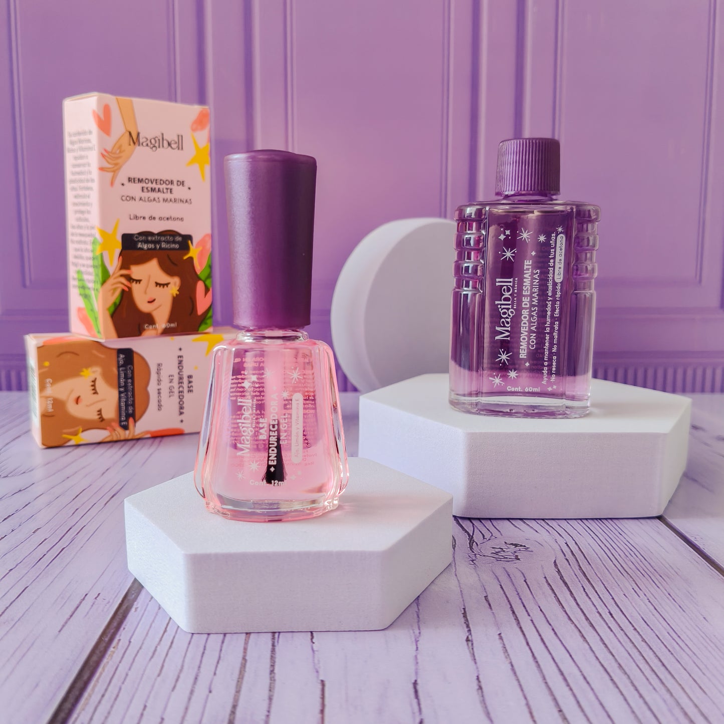 Kit Uñas Bonitas Base + Quitaesmalte