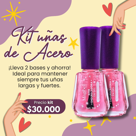 Kit Uñas de Acero