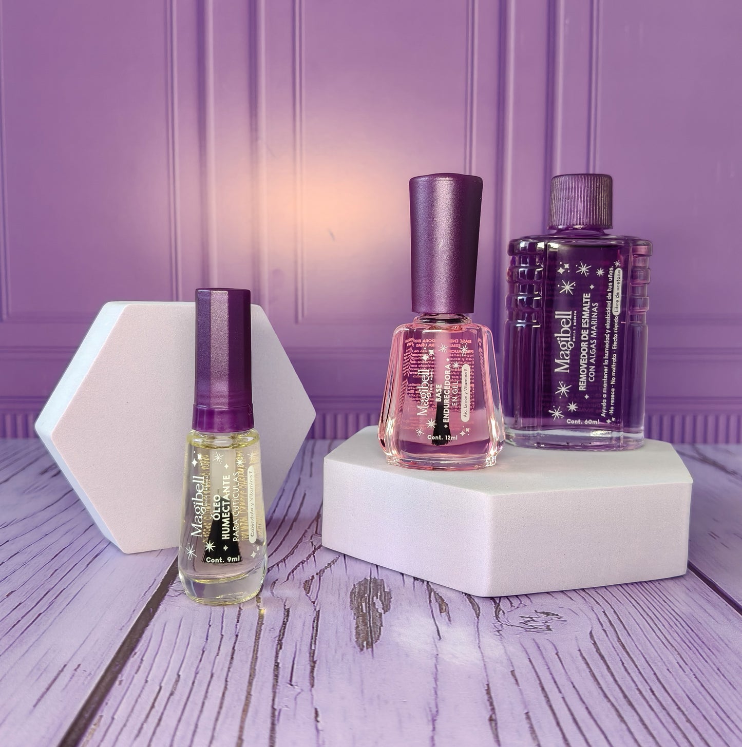 Kit Divinas Base + Óleo + Quitaesmalte